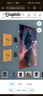 Reusachtige Metal Darth maul displate poster., Verzamelen, Posters, Ophalen of Verzenden, Zo goed als nieuw