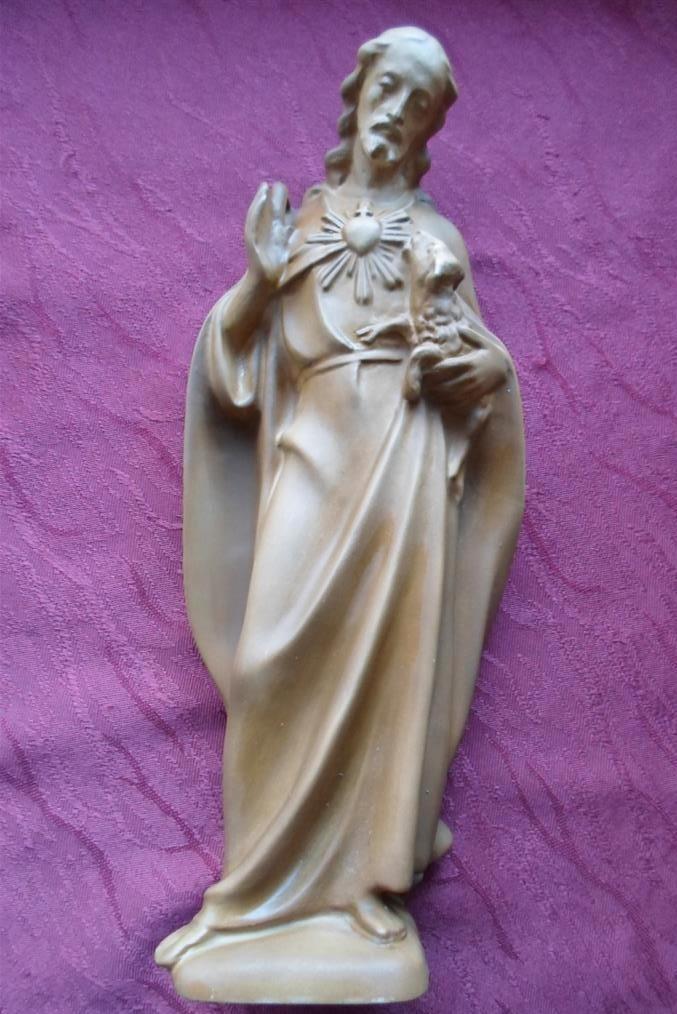 Hans Mengelberg Goede Herder / Heilig Hart beeld. +/_ 1935., Antiek en Kunst, Antiek | Religie, Ophalen of Verzenden