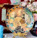 Sier klok Franklin Mint porselein, Ophalen of Verzenden, Zo goed als nieuw, Stoffen beer, Overige merken