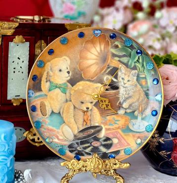 Sier klok Franklin Mint porselein beschikbaar voor biedingen