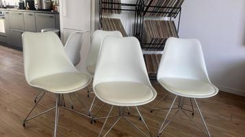 Vitra Eames DSR Stoel - Chrome Onderstel beschikbaar voor biedingen