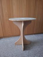Leuk Bijzettafeltje - Rond, Minder dan 55 cm, Gebruikt, Rond, Glas
