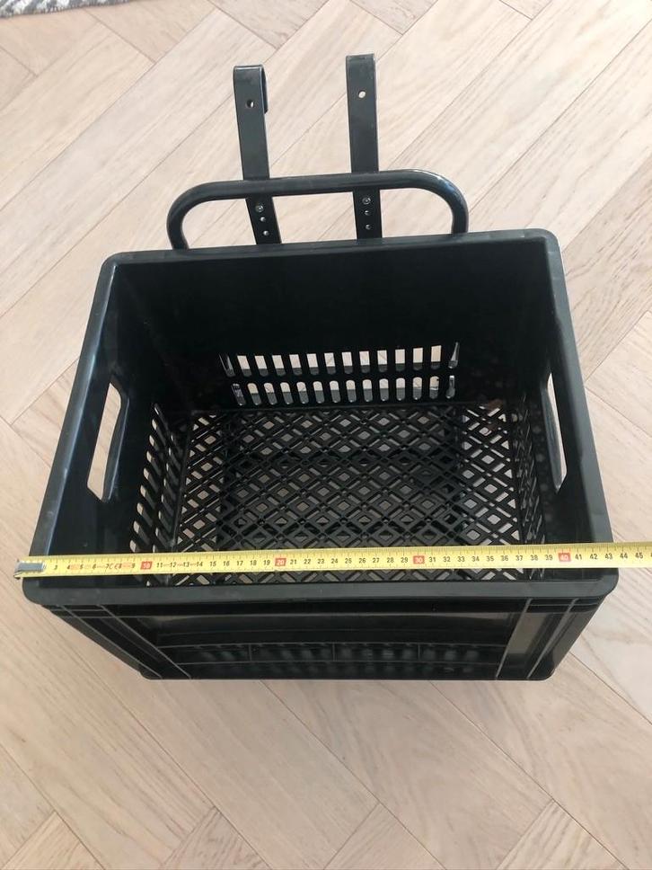 complete set voordrager met fietskrat weinig gebruikt, Fietsen en Brommers, Fietsaccessoires | Fietsmanden, Gebruikt, Fietskrat