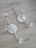 2x ikea lamp 3 spots incl lampen, Ophalen of Verzenden, Zo goed als nieuw