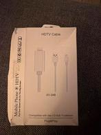 HDTV Kabel - lightning to HDMI, Ophalen of Verzenden, Gebruikt, Minder dan 2 meter, Tv-kabel
