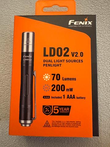 FENIX LD02 v2.0. Penlight beschikbaar voor biedingen