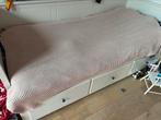 Bedsprei kind of woonkamer deken licht oud roze 200x 130 cm, Ophalen of Verzenden, Zo goed als nieuw
