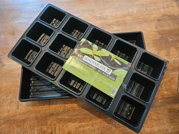 Nieuwe zaaibakken met potjes beschikbaar voor biedingen