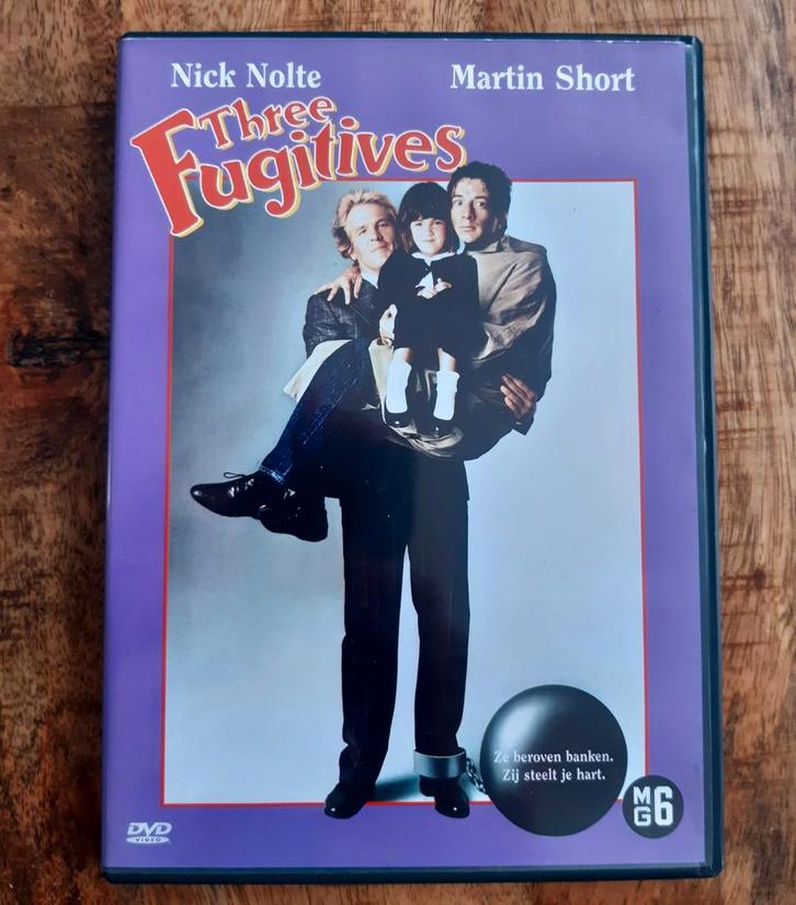 Three Fugitives (1989) Martin Short & Nick Nolte, Cd's en Dvd's, Dvd's | Komedie, Actiekomedie, Ophalen of Verzenden