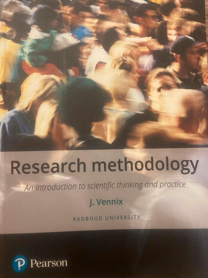 Research Methodology - J. Vennix, Boeken, Studieboeken en Cursussen, Gelezen, WO, Ophalen of Verzenden