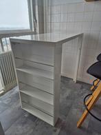 Hoogglans witte bartafel, Huis en Inrichting, Barren, Ophalen, Gebruikt