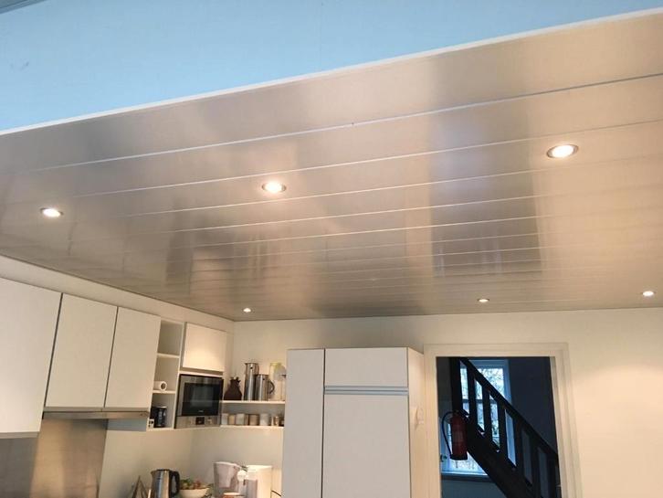 Aluminium Plafond vanaf € 89,00 p.m ² uit voorraad !, Doe-het-zelf en Verbouw, Platen en Panelen, Nieuw, Overige materialen, 50 tot 100 mm