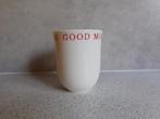 Mok 9,5x8 cm. Good Morning de Vos Home & Garden, Ophalen of Verzenden, Zo goed als nieuw, Overige stijlen, Kop(pen) en/of Schotel(s)