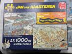 Jan van Haasteren - nieuwjaarsduik en Elfstedentocht 2x1000, Hobby en Vrije tijd, Denksport en Puzzels, Ophalen of Verzenden, 500 t/m 1500 stukjes