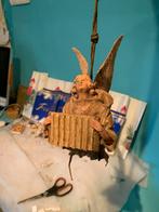 #kerst brocante napolitaanse engel antiek, Gebruikt, T, Ophalen of Verzenden, N