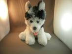 toys husky hond harig wit grijs zwart harde ogen blauw/zwart, Nieuw, Hond, Ophalen of Verzenden