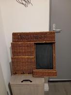 Riviera Maison Organizer Riet met Krijtbord, Huis en Inrichting, Ophalen of Verzenden, Gebruikt