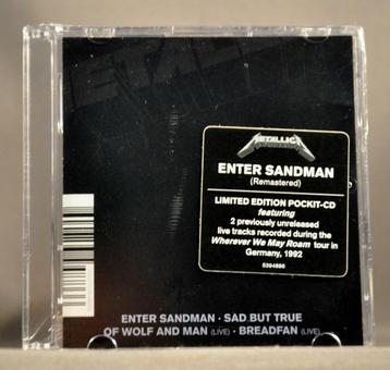 Metallica - Enter Sandman 2021 3 inch mini cd-single (NIEUW) beschikbaar voor biedingen