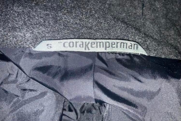 Cora Kemperman jas met 40 % wol maat S ,z.g.a.n., Ophalen of Verzenden, Maat 36 (S), Grijs, Cora Kemperman