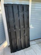 Tuinpoort hout zwart new 90x189, Tuin en Terras, Tuinpoorten, Ophalen, Nieuw, Hout, 150 tot 200 cm