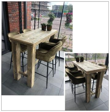 Bartafels steigerhout op maat/model gemaakt. NIEUW beschikbaar voor biedingen