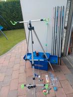 Arca strandhengels, Mitchell viskoffer, driepootsteun, enz., Watersport en Boten, Hengelsport | Zeevissen, Ophalen of Verzenden