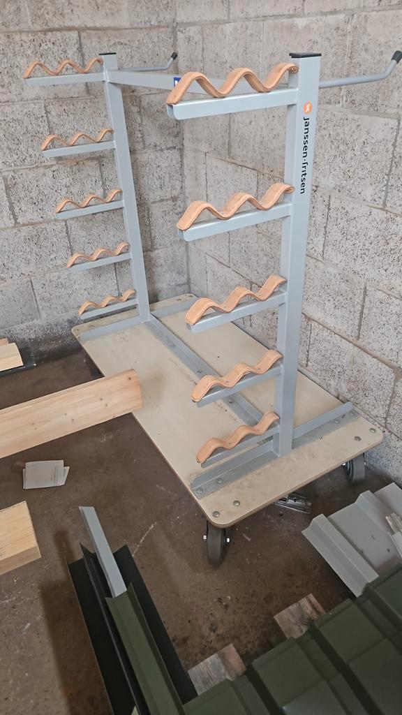 Janssen-Fritsen Sporttoestellen Opbergwagen, Sport en Fitness, Turnen, Gebruikt, Ophalen