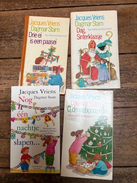 4 boeken Jacques Vriens en Dagmar Stam, Boeken, Kinderboeken | Kleuters, Gelezen, Fictie algemeen, Ophalen of Verzenden
