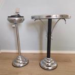 Vintage Art Deco Standaard Asbak & Tafel Set, Ophalen