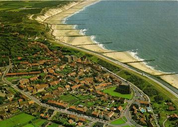 Zoutelande. Panorama - luchtfoto - 1986 gelopen beschikbaar voor biedingen