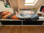 Ikea bed 90 x 200, Huis en Inrichting, Slaapkamer | Bedden, Ophalen, 90 cm, Eenpersoons, Wit