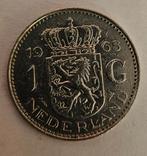 1 Gulden 1968 - Koningin Juliana - Nederland, Postzegels en Munten, Munten | Nederland, Ophalen of Verzenden, Koningin Juliana