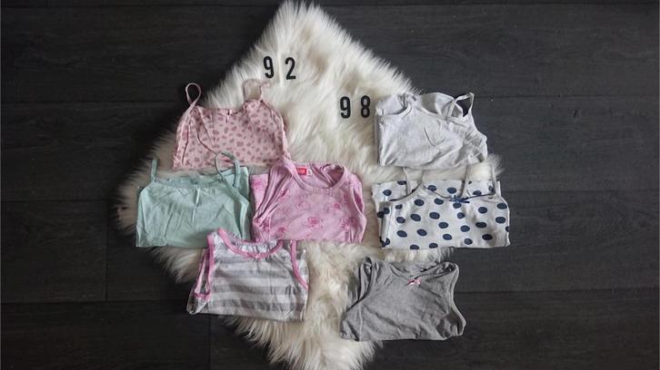 Bundel hemdjes  7 stuks maat 92, Kinderen en Baby's, Kinderkleding | Maat 92, Gebruikt, Meisje, Nacht- of Onderkleding, Ophalen of Verzenden