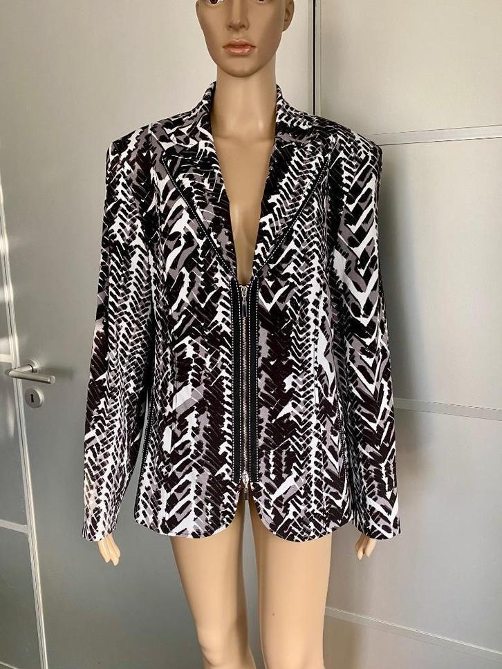 J190 Nieuw: Gerry Weber maat 46=XL jasje blazer colbert wit, Kleding | Dames, Jasjes, Kostuums en Pakken, Nieuw, Jasje, Maat 46/48 (XL) of groter