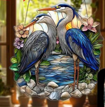 Raamhanger reiger beschikbaar voor biedingen