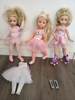 3 ballerina poppetjes Jolina Ballerina en Madeleine Simba, Kinderen en Baby's, Speelgoed | Poppen, Gebruikt, Ophalen of Verzenden