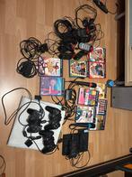 PS2 slim met Party Pack: Buzz, Guitar hero, Singstar, Dance!, Spelcomputers en Games, Ophalen, Muziek, Gebruikt, Eén computer