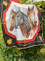 Klassieke italiaanse shawl met 3 paardenhoofden., Kleding | Dames, Mutsen, Sjaals en Handschoenen, Ophalen of Verzenden, Zo goed als nieuw