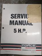 Force Outboards 5 HP Service Manual, Watersport en Boten, Ophalen of Verzenden, Gebruikt, Motor en Techniek