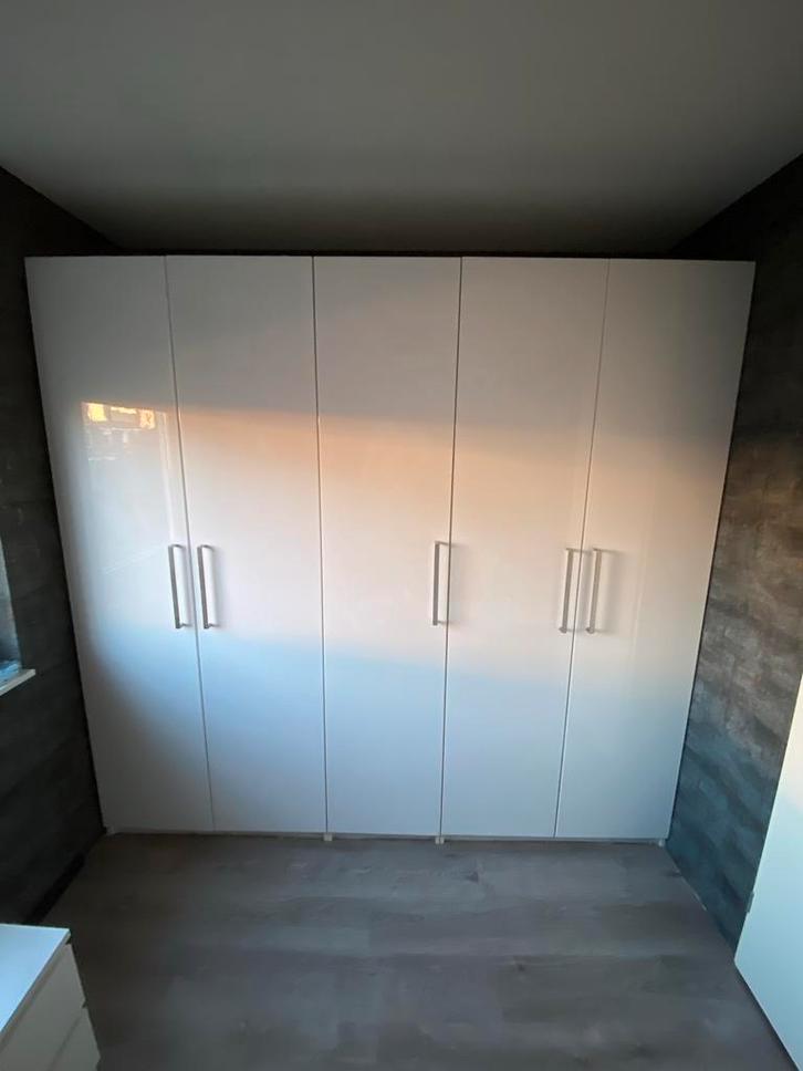 5 stuks IKEA Pax witte hoogglans deuren, Huis en Inrichting, Kasten | Kledingkasten, Zo goed als nieuw, 200 cm of meer, 50 tot 100 cm