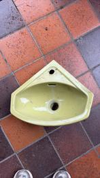 Retro groen wasbakje toilet, Doe-het-zelf en Verbouw, Sanitair, Ophalen, Zo goed als nieuw, Toilet