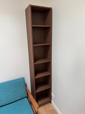 Billy boekenkasten (2 stuks) Ikea donkerbruin eikenpatroon - afbeelding 7