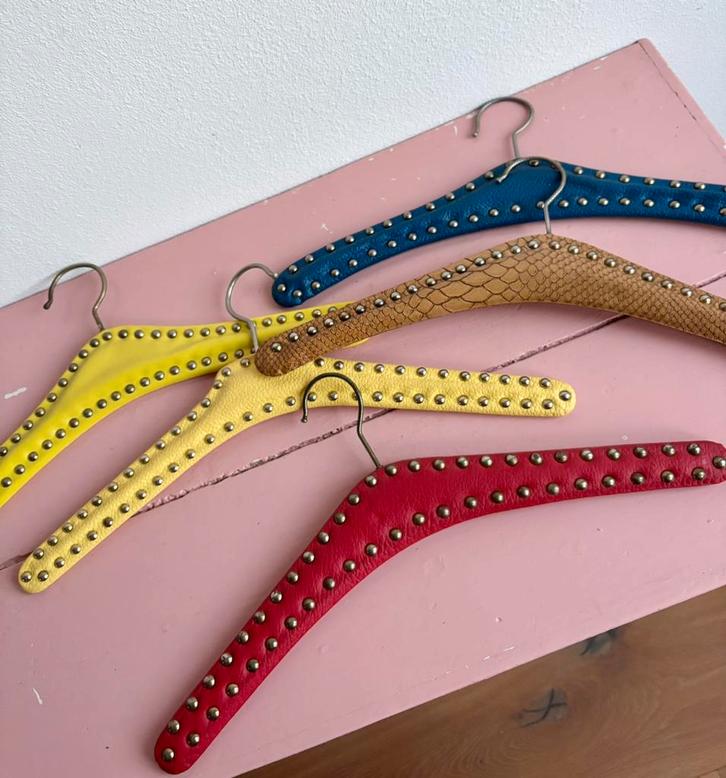 Vintage Leren Kledinghangers, Kleding | Dames, Kledinghangers, Zo goed als nieuw, Hout, Volwassenen, Ophalen of Verzenden