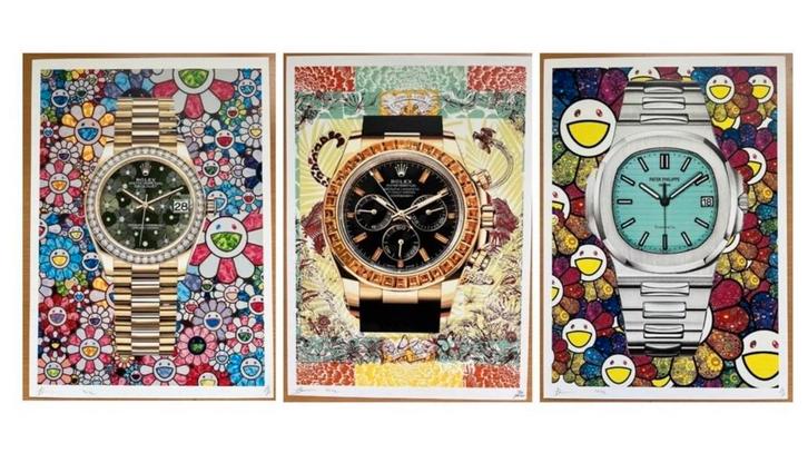 DEATH NYC Zeefdruk Collectie - Rolex Limited Edition (3), Antiek en Kunst, Kunst | Litho's en Zeefdrukken, Ophalen of Verzenden