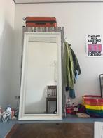 Grote Spiegel (wit), Huis en Inrichting, Woonaccessoires | Spiegels, Ophalen, Gebruikt, 150 tot 200 cm, Rechthoekig
