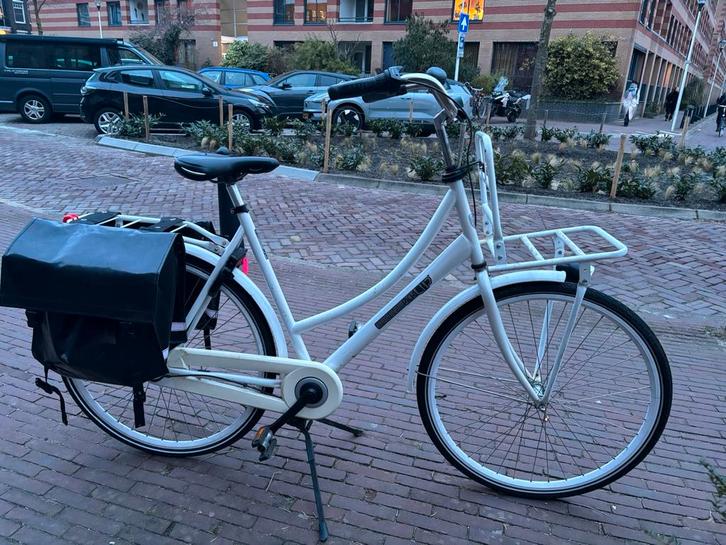 Witte SpartaTransport dames fiets  57 cm, Fietsen en Brommers, Fietsen | Dames | Damesfietsen, Gebruikt, Sparta, Versnellingen