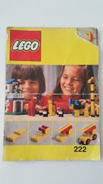 Lego boek 222 uit de jaren 70, Kinderen en Baby's, Speelgoed | Duplo en Lego, Ophalen of Verzenden, Gebruikt