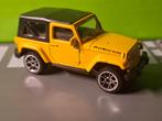 Majorette 224A - Jeep Wrangler Rubicon [geel] 1/60 2, Ophalen of Verzenden, Gebruikt, Auto