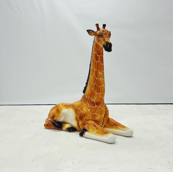 Giraffe Beeld Keramiek, Verzamelen, Beelden en Beeldjes, Nieuw, Dier, Ophalen of Verzenden