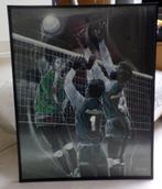 Volleybalposter/Volleyballitho, Ophalen of Verzenden, Zo goed als nieuw, Foto of Poster, Minder dan 50 cm
